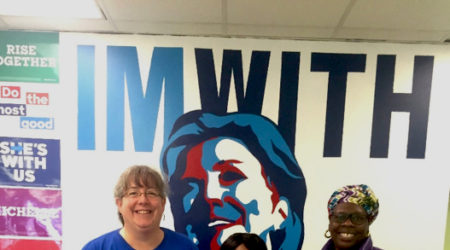 Sisters Worked Hard for Hillary!