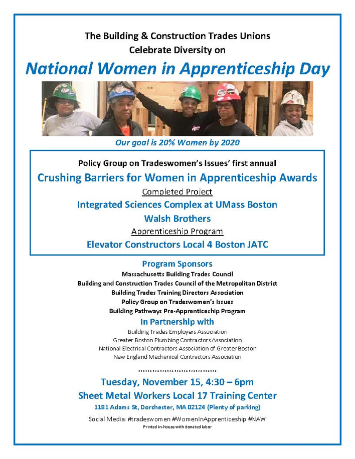 Sisters Planning for National Women in Apprenticeship Day