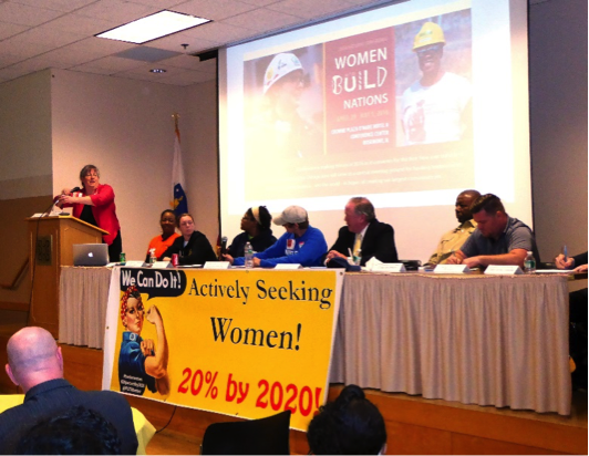 Sisters Participate in Event to Discuss National Tradeswomen Conference